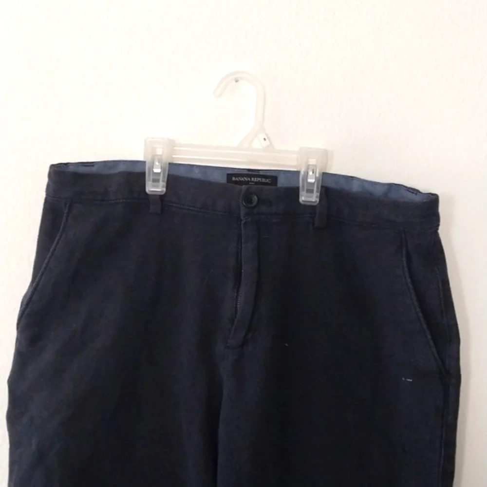 Banana Republic Men's Emerson Navy Shorts size 33